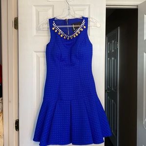 MacDuggal dress with custom earrings